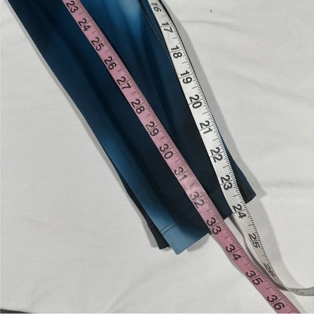 NWT $70 Nike Yoga [ XS ]‎ Dri-FIT 7/8 Tights in Marina Blue /Iron Grey